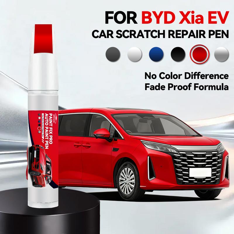 Для BYD Xia EV 1990-2026 Краска-корректор для подкраски царапин Сделай сам Автоаксессуары Черный Белый Серебристый Серый Синий Красный