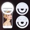 LED Portable Light Night Phone Flash Light Led Camera Clip-on Mobile Phone Selfie Ring Light Video Usb Charging For All Phone