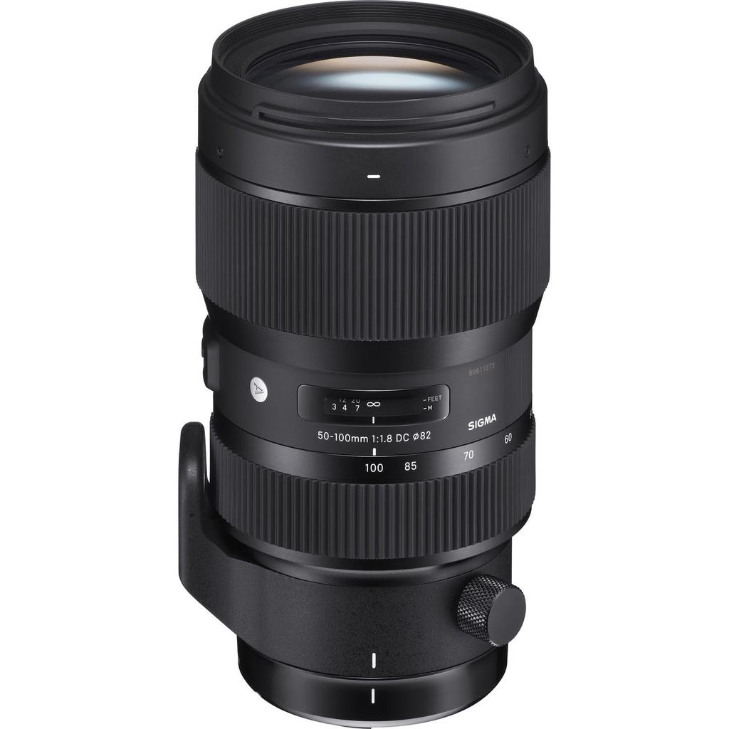 Sigma DC HSM lens for Nikon standard Art 50-100mm F1.8 F-mount, zoom, APS-C DSLR, series.