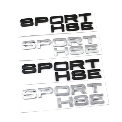 3D ABS Наклейки-эмблемы SPORT HSE для автомобиля Land Rover Range Rover Буквы Значок на багажник автомобиля Автоаксессуары для стайлинга