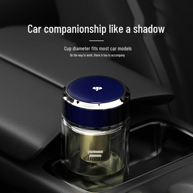 Wanxiang Silver Ion Double-Layer Antibacterial Glass Tea Cup