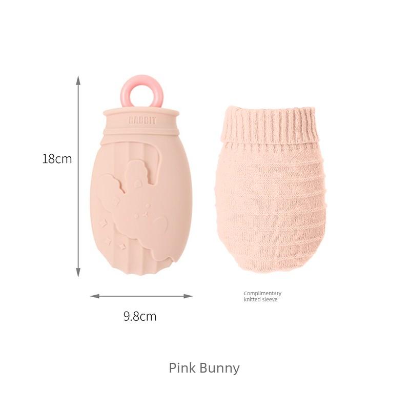 Fasola Warm Water Bottle Hand Warmer Magic Device, Thickened Explosion-Proof Water-Filled Hot Water Bag for Women, Small Size, Waist Warmer, Hot