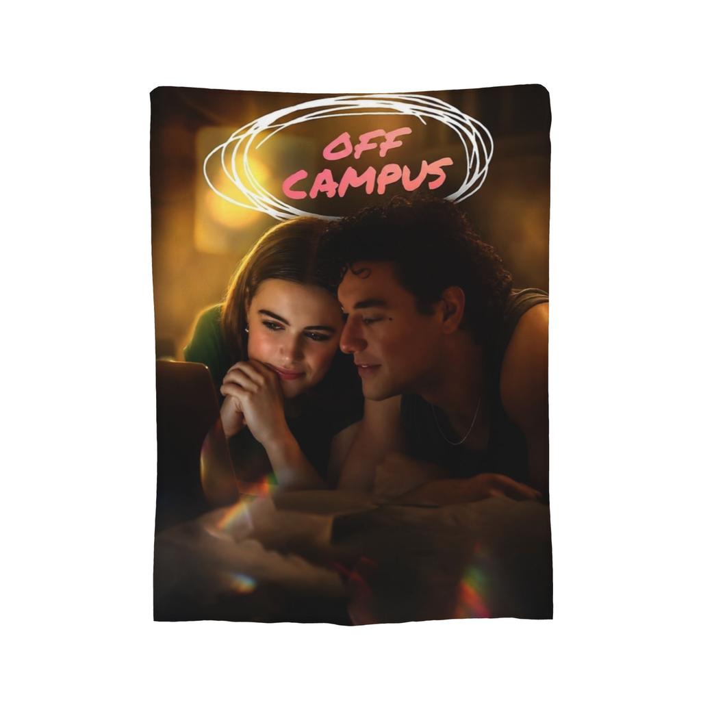 Dean Di Laurentis Off Campus Blanket Fleece Ultra-Soft Throw Blankets for Airplane Travel Bedroom Quilt