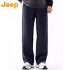 Jeep Мужские повседневные брюки прямого кроя на флисовой подкладке
