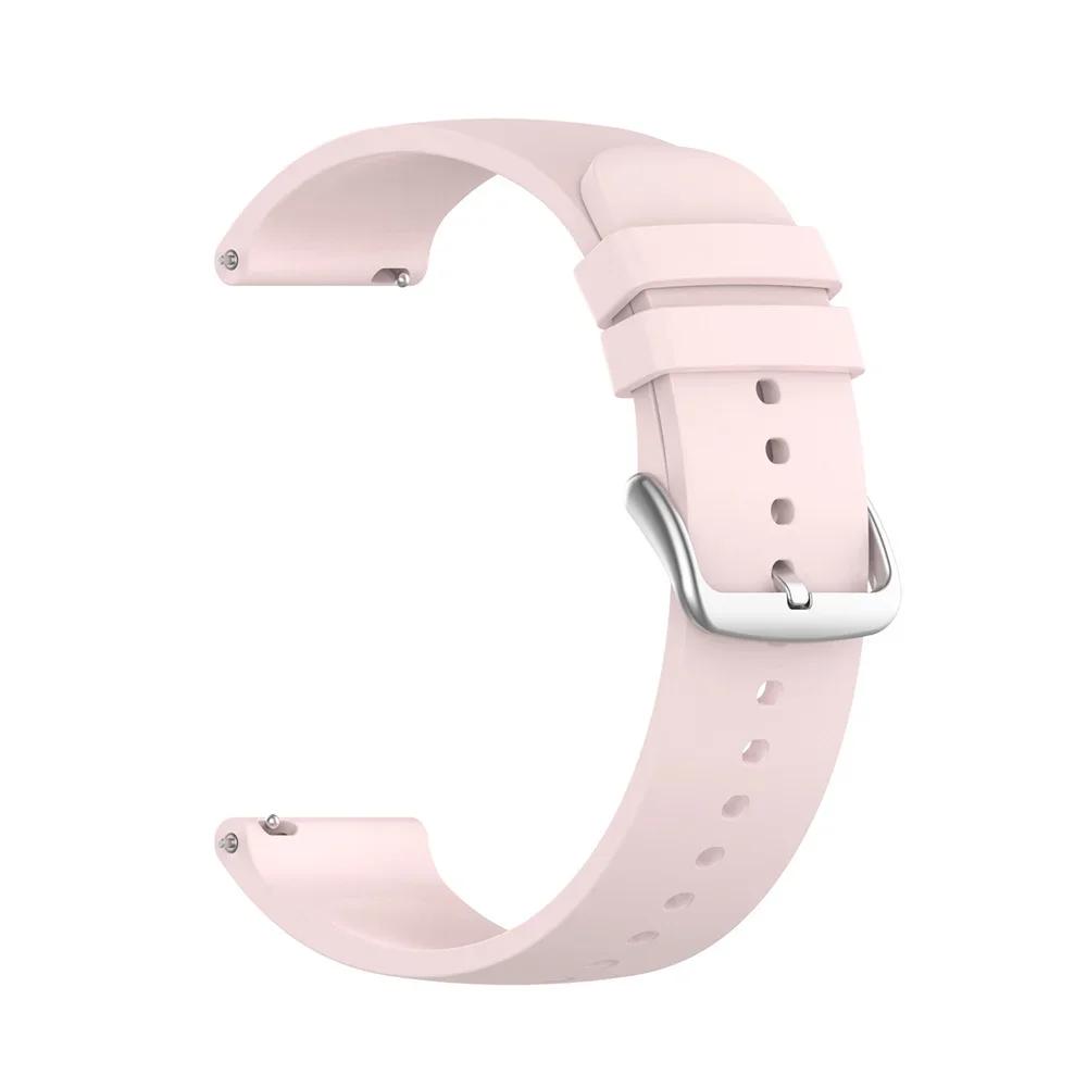 20mm 22mm Watchband Silicone Strap for Samsung Galaxy Watch 7/6/5/4 44/40mm 6 4Classic Gear S3 Band Bracelet for Huawei GT3 4Pro