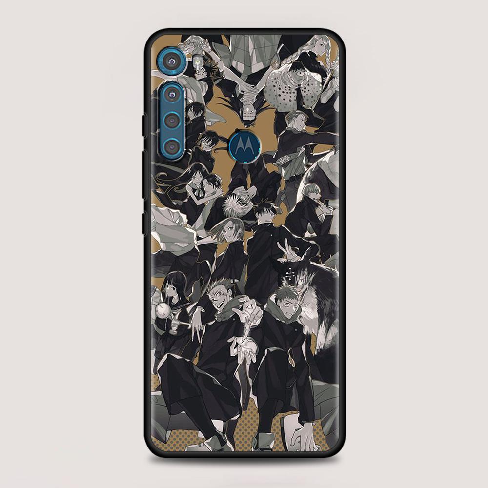 Чехол Jujutsu Kaisen Anime для MOTOROLA One Fusion для Moto G10 G9 G8 Plus Play Power One G20 G30 G40 G50 G60 Edge 20, чехол для телефона