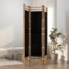VidaXL Folding Room Divider 3 Panels 120 Cm Bamboo and Canvas 350627