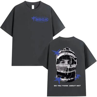 Rapper NSQK Do You Think About Me Tour 2025 New T Shirt Men's Hip Hop Fashion Clothing T-shirts Vintage Oversized Cotton T-shirt7