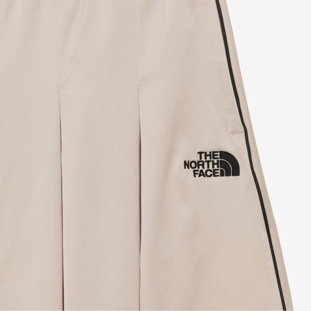 The North Face Женская атласная юбка-клеш Светло-бежевая Nk6nr31l