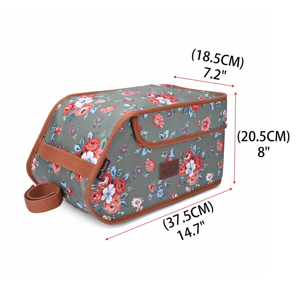 TOURBON Bicycle Rear Bag, Insulated Pannier Bag, Foldable, Large Capacity, Insulated Cooler Bag