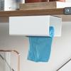 Wall Mounted Tissue Box Cover Space-saving Kitchen Organizer Creative Toilet Napkin Storage Adhesive Shelf Holder