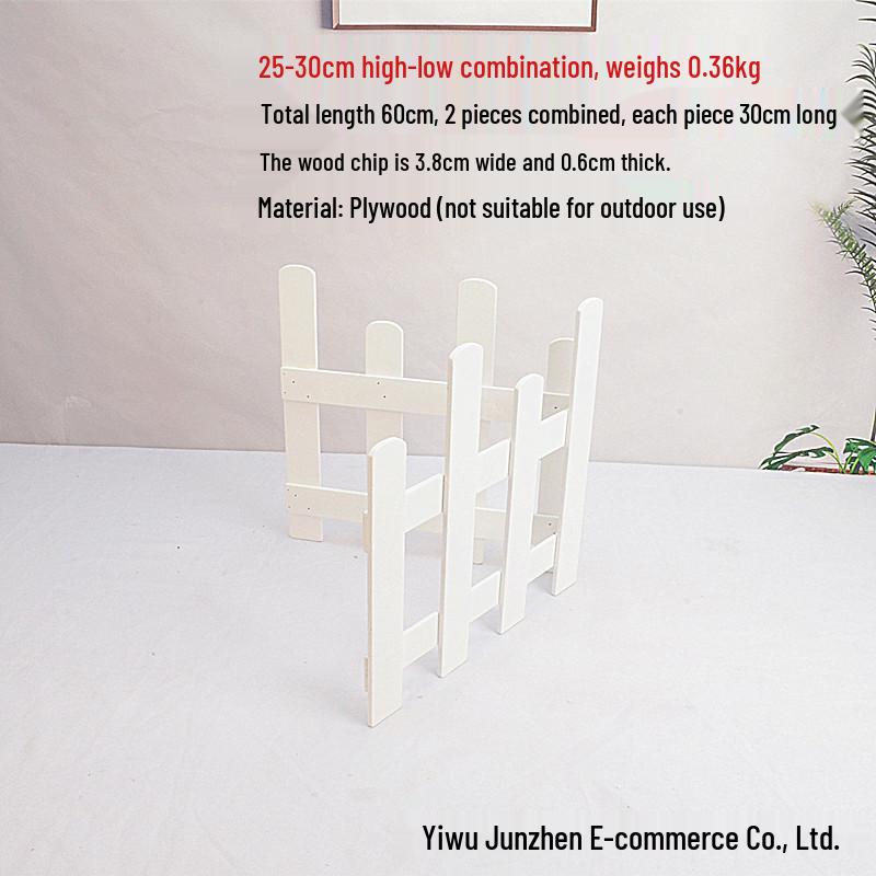 Деревянный штакетник Праздничное украшение для внутреннего и наружного использования