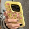 Для iPhone 17 16 15 14 13 12 11 Pro Max Air Case Элегантный Розовый Бабочка Роза Цветочный Складки Текстура Мягкая Крышка Для iPhone 16 Plus
