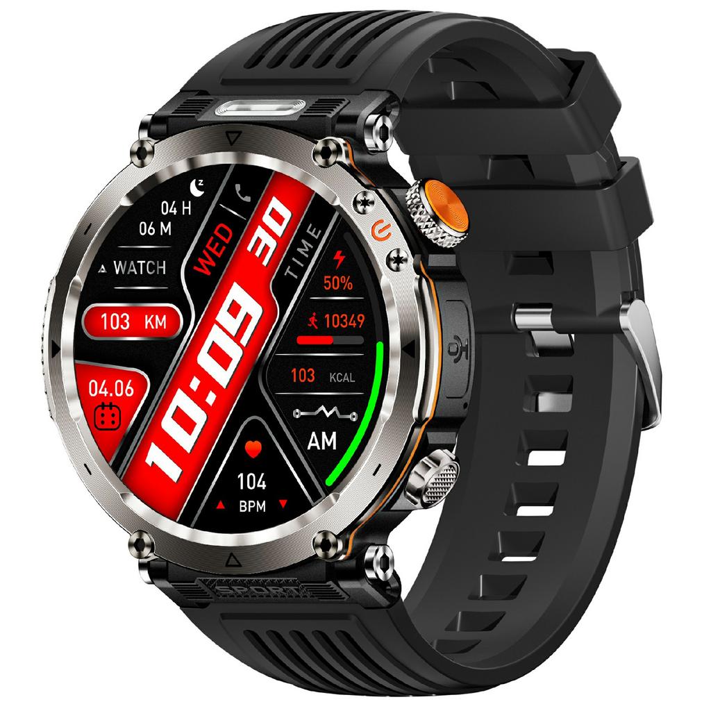 HT30 Силиконовый ремешок 1,7-дюймовые умные часы Мониторинг здоровья Компас Спортивные часы