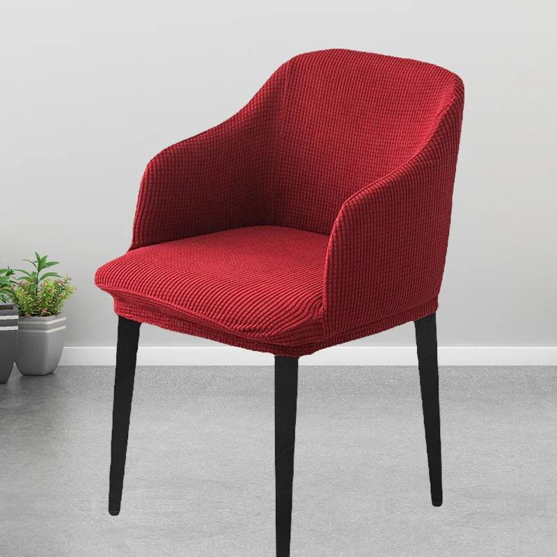 Чехол для кресла Polar Fleece Wingback King Back Chair Cover Hotel And Home Party Bankcase Home 1/2/4/6PCS