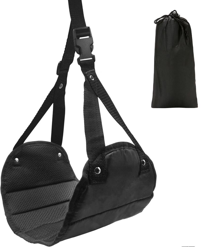 Travel Footrest Hammock for Airplanes, Trains, and Office