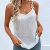 Tank Top Backless Versatile Comfy Beautiful Women Metal Sequins Vest Top Female Clothing