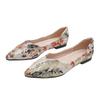 Summer Fashion New Soft-soled Flat Shoes Retro Pointed Shoes Flat Print Elegant Casual Daily Women Shoes Moccasine Zapatos