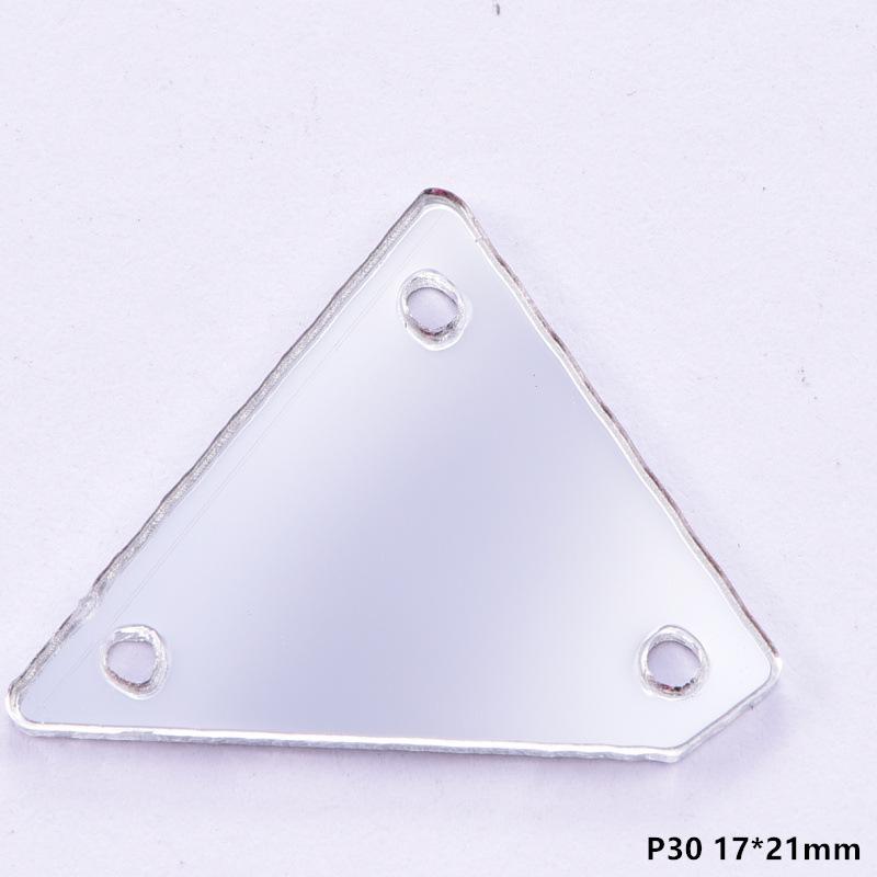 Акриловая ручная шовная дрель, зеркало специальной формы с плоским дном, сделай сам, украшение одежды, ювелирные изделия, зеркальные аксессуары, шовная дрель