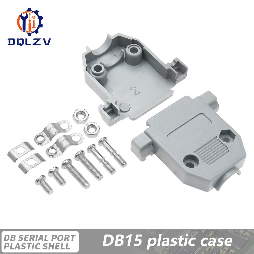 DB15 DB25 DB9 DB37 Параллельный Последовательный Порт Female/Male Паяный Разъем+Пластиковая Сборная Оболочка 37 9 15PIN VGA Адаптер
