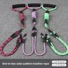 Pet Double-headed Dog Leash with Wavy Pattern, One Drag and Two Traction Rope, Anti-tangling and Detachable