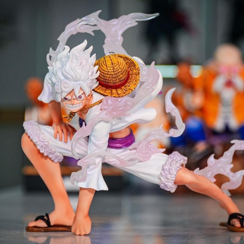 One Piece 16 см 8x Прицел Gear 2 Фигурки Действия Луффи Модель Ника Луффи ПВХ Аниме Статуя Игрушка Декор Корпуса Компьютера Коллекционный Подарок