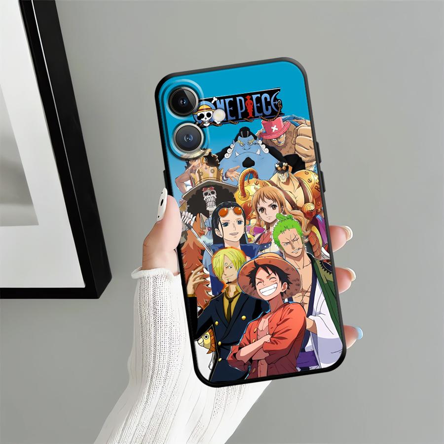 Чехол для iPhone 15 Plus X XS XR 13 Mini 12 SE 17Air 17 16 Pro Max 11 14 7 8 Funda Чехол для телефона Аниме Luffy Zoro