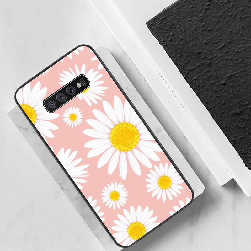 Чехол для телефона с маленьким цветком для Samsung Galaxy S7 Edge Plus S9 S20Plus S20ULTRA S10lite S225G S10