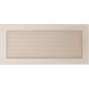 Vent Cover 17x37 Cream with Blinds