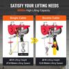 Electric Hoist Crane Winch 880 lbs with 14 ft Wired Remote Control 230V
