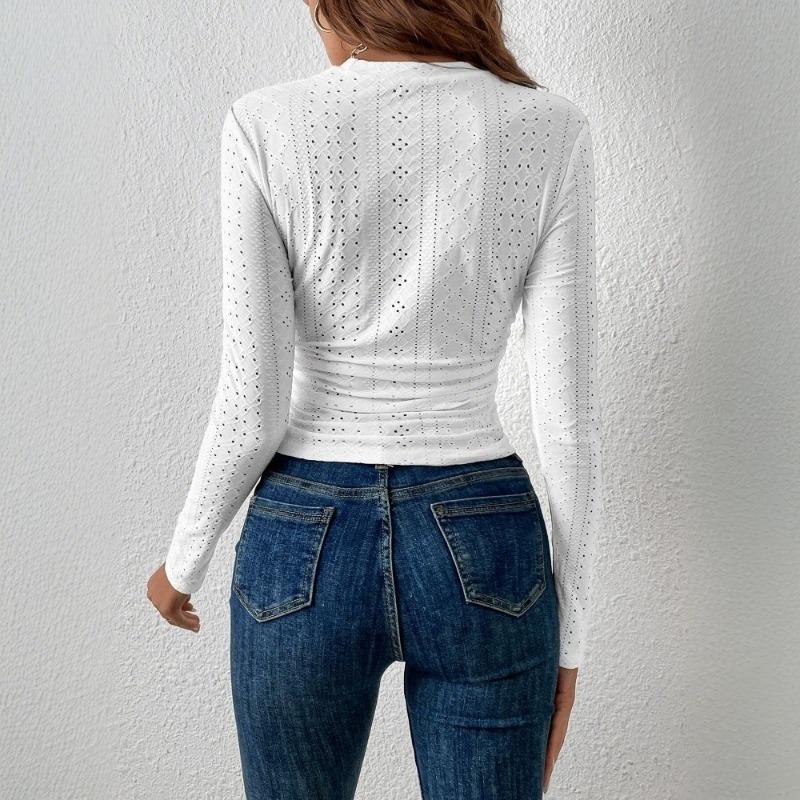 Женские осенние и зимние простые и универсальные футболки, модные облегающие топы с длинными рукавами, подчеркивающие фигуру, уменьшающие возраст