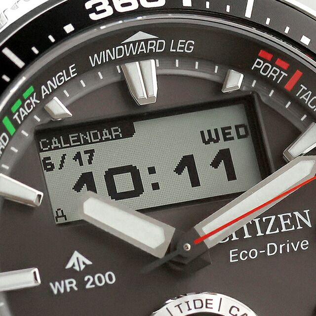 Used [New] Citizen CITIZEN PROMASTER Watch JV3001-53E MARINE Series Combination Watch Wave Tracker Yacht Timer