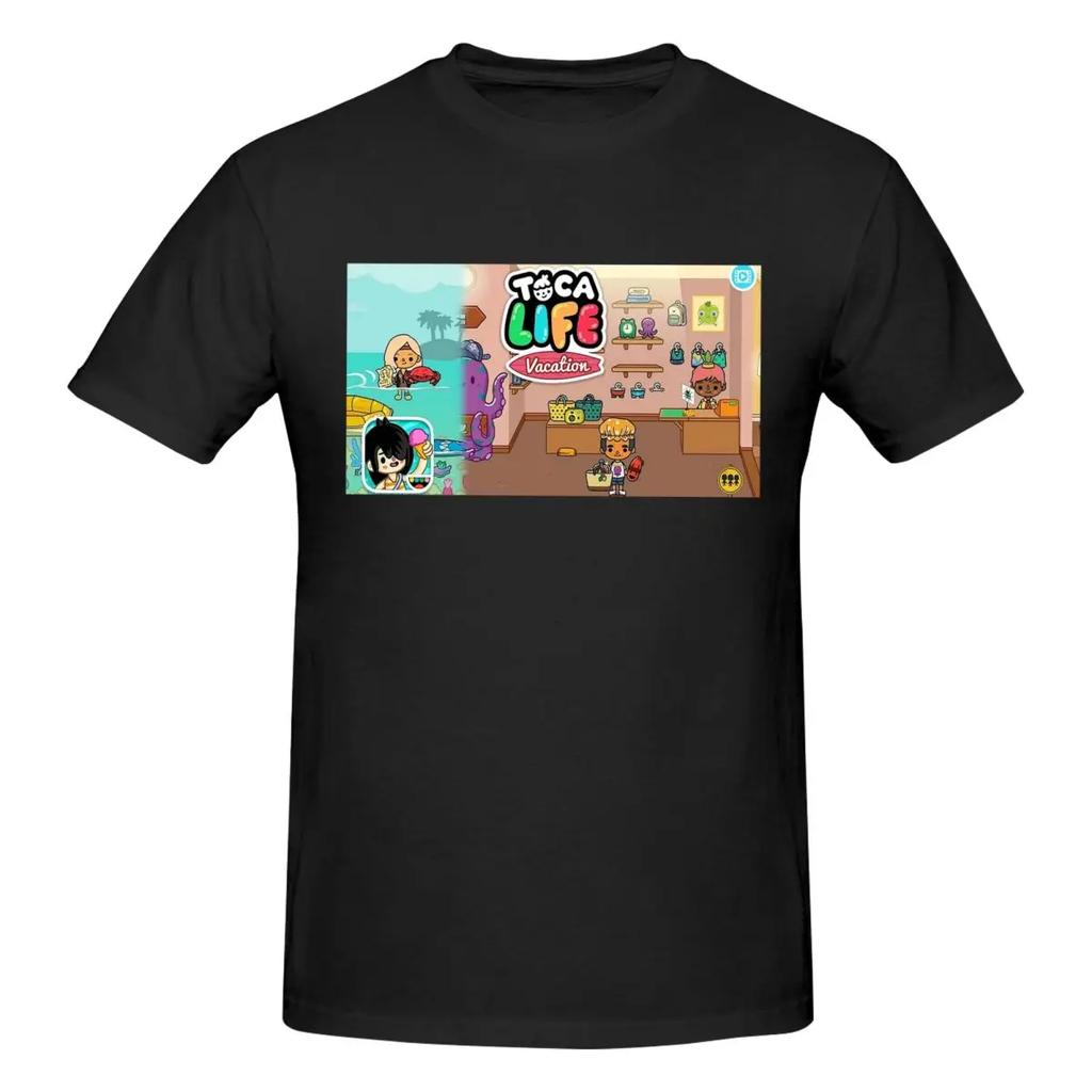 Toca Life Box Toca Boca Cute Game 100 Cotton Tshirt Unisexsfunny T Shirts Unisex Round Neck Short Sleeve S6xl