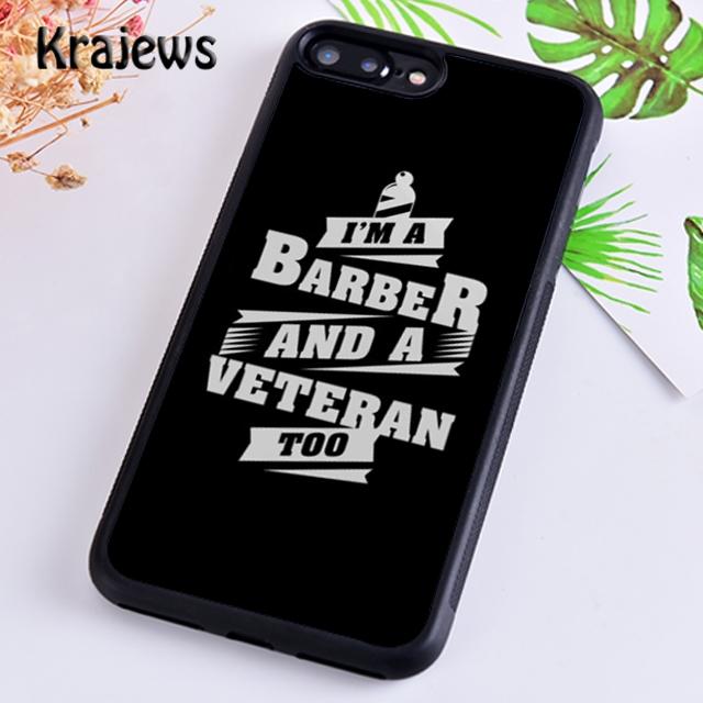 Чехол для телефона Krajews Barber Funny Vintage Classic Barber Retro Distressed для iPhone 14 5 6s 7 8 plus 11 12 13 pro XR XS max