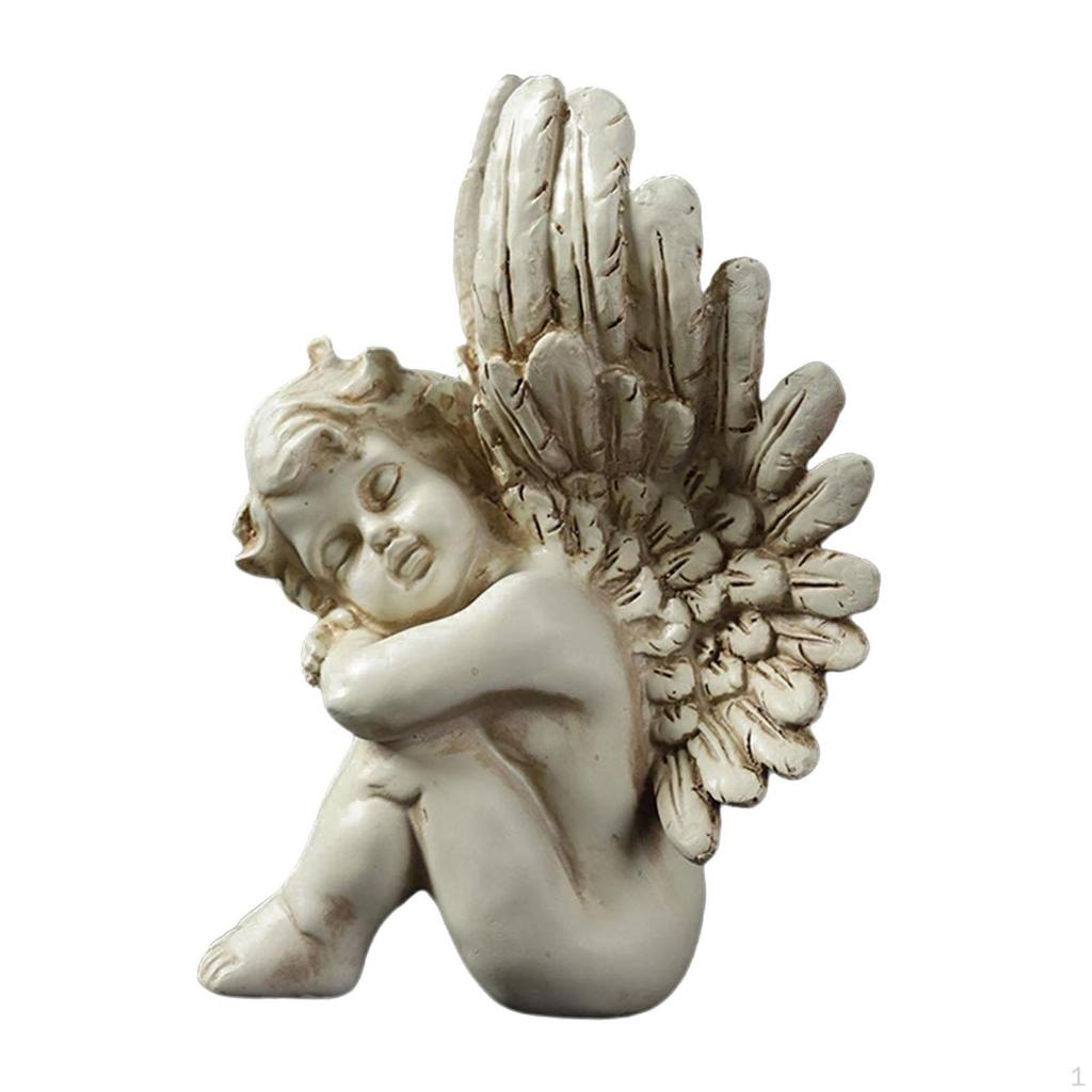 Статуэтка Ангела Фигурка Креативные Фигурки Статуи Ангелов Миниатюры для дома e Сказочный Сад