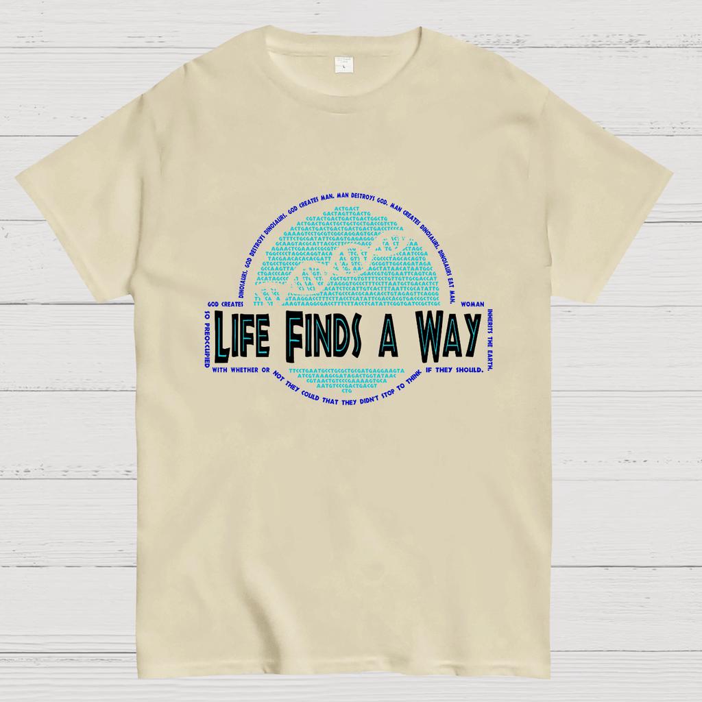Dino DNA Typography Nerdy T-Shirt