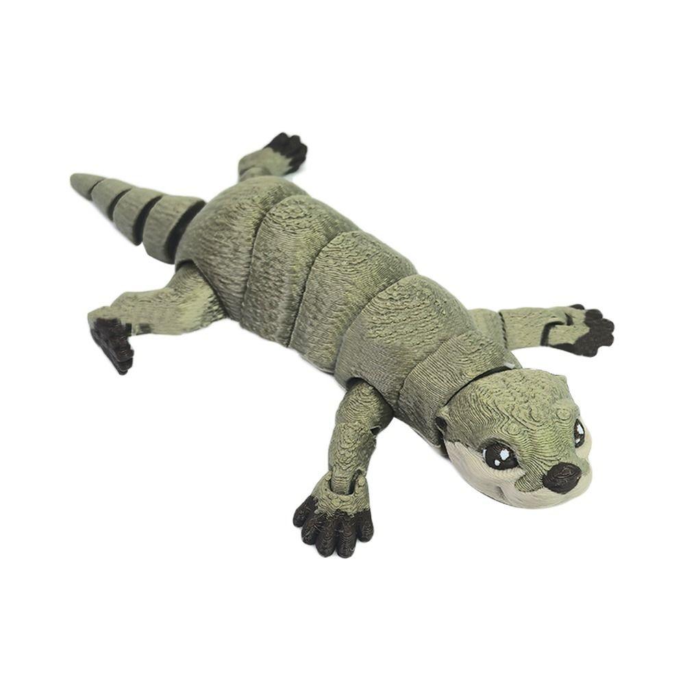 Креативный дизайн Игрушка-модель выдры из PLA Милая мини-кукла выдры 3D-печать выдры Креативный дисплей