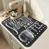 Кухонный супервпитывающий коврик Кофейный коврик для сушки посуды Коврик для сушки Быстросохнущая дренажная подкладка для ванной комнаты Подставка под кухонный смеситель