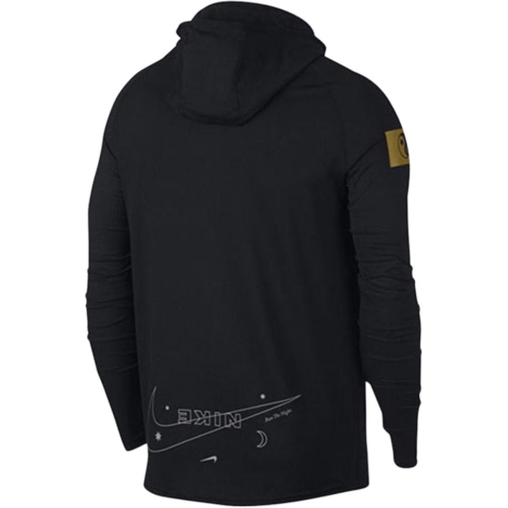 Nike Куртки Мужские Черные С Капюшоном Умеренные Другие AV2920-010