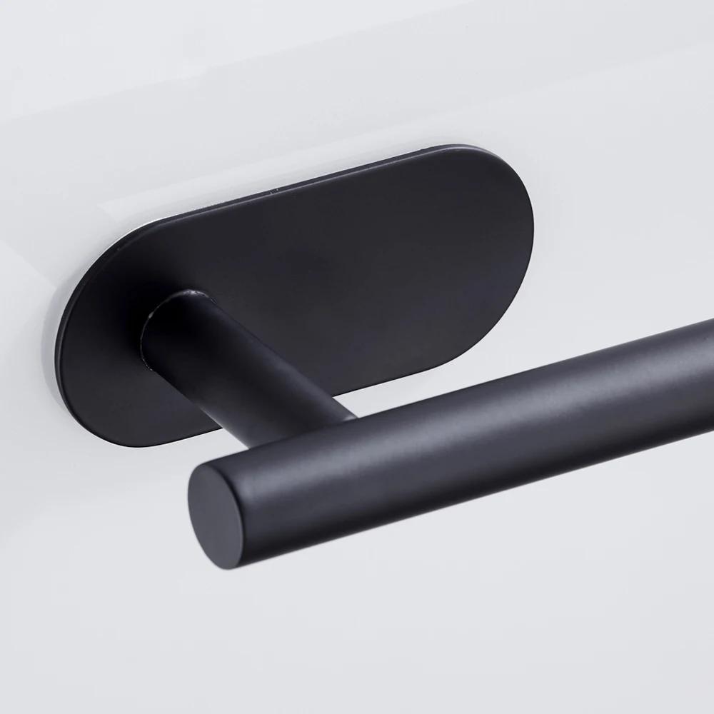 50 см вешалка для полотенец из нержавеющей стали для ванной комнаты, без сверления, самоклеящаяся настенная полка для полотенец, вешалка для домашней ванной