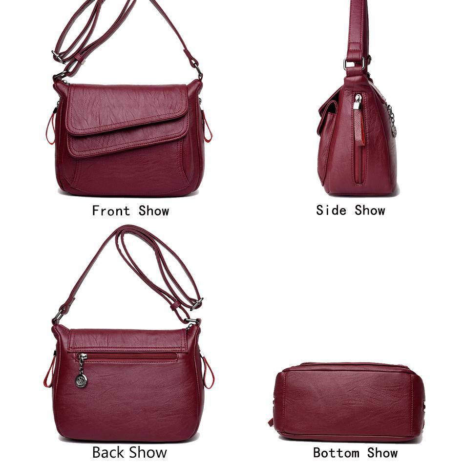 2022 летняя новая роскошная женская сумка из мягкой кожи, сумка через плечо, женская модная универсальная сумка-мессенджер на одно плечо большой вместительности