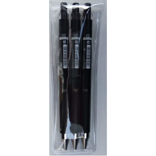 Pilot Gel Ink Ballpoint Pen Juice Up Extra Fine 0.5mm Black LJP-20S5-B Set of 3