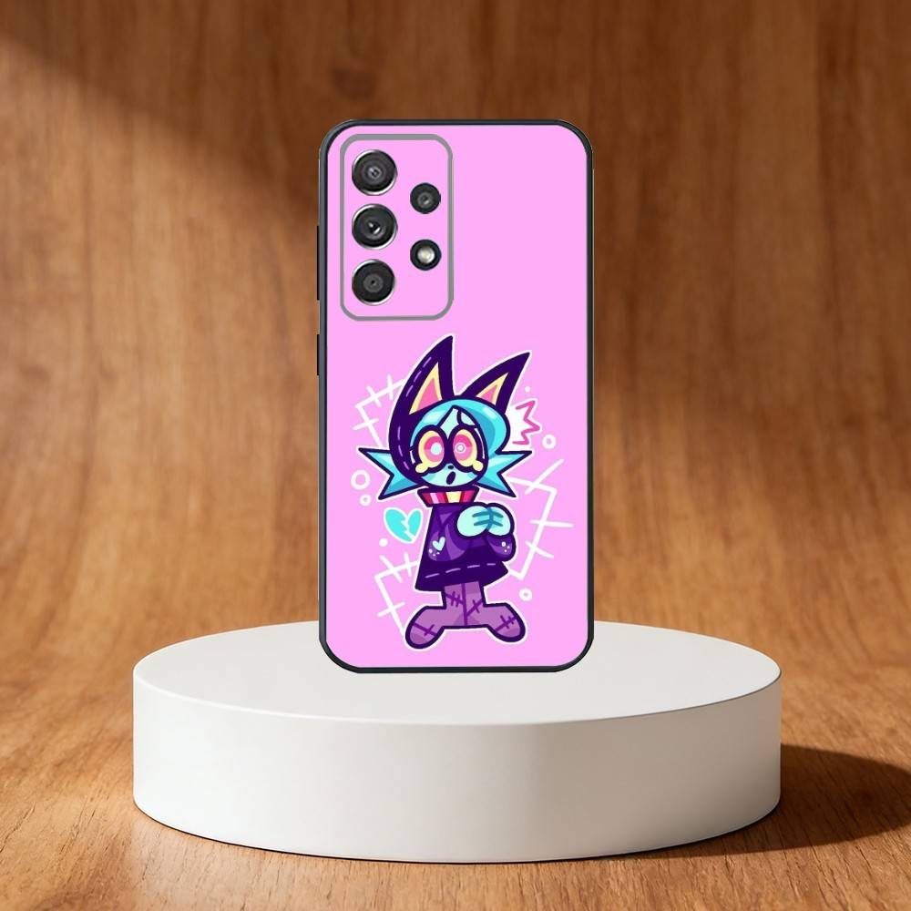Anime P-Psychocuties Phone Case For Samsung S25,S24,S21,S22,S23,S30,Ultra,S20,Plus,Fe,Note,10,9,5G Black Cover