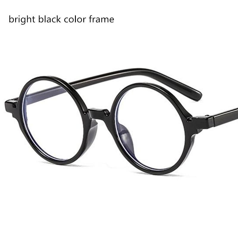 Fashion Anti-Blue Glasses Women & Men Optical Eyewear Retro Art Spectacles Round Frame Eyeglasses