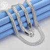 AliZero 925 Sterling Silver Snake Bone Chain 20 Inch Necklace Wedding Fashion Jewelry