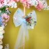 Новый 50 см Бант Подвесное Украшение Дополнительный Бант для DIY Фото Реквизит Фон Декор Вечеринка Рождество Домашние Украшения