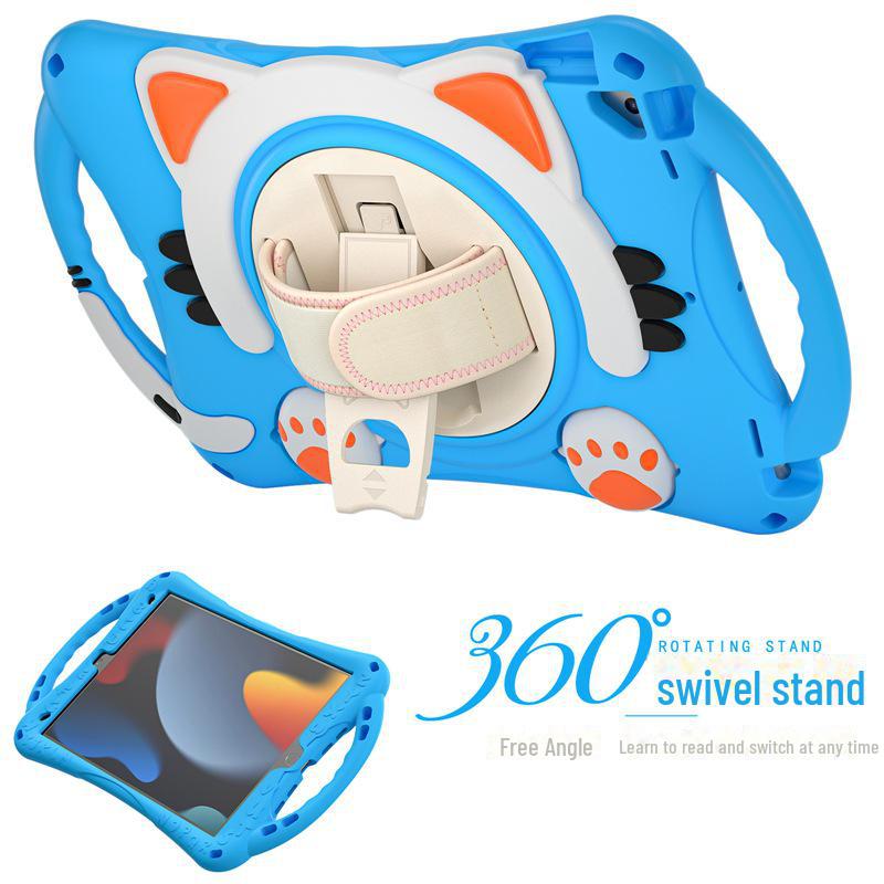 Мультяшный силиконовый защитный чехол для iPad 10,2 дюйма/Air 10,5, противоударный чехол для детей