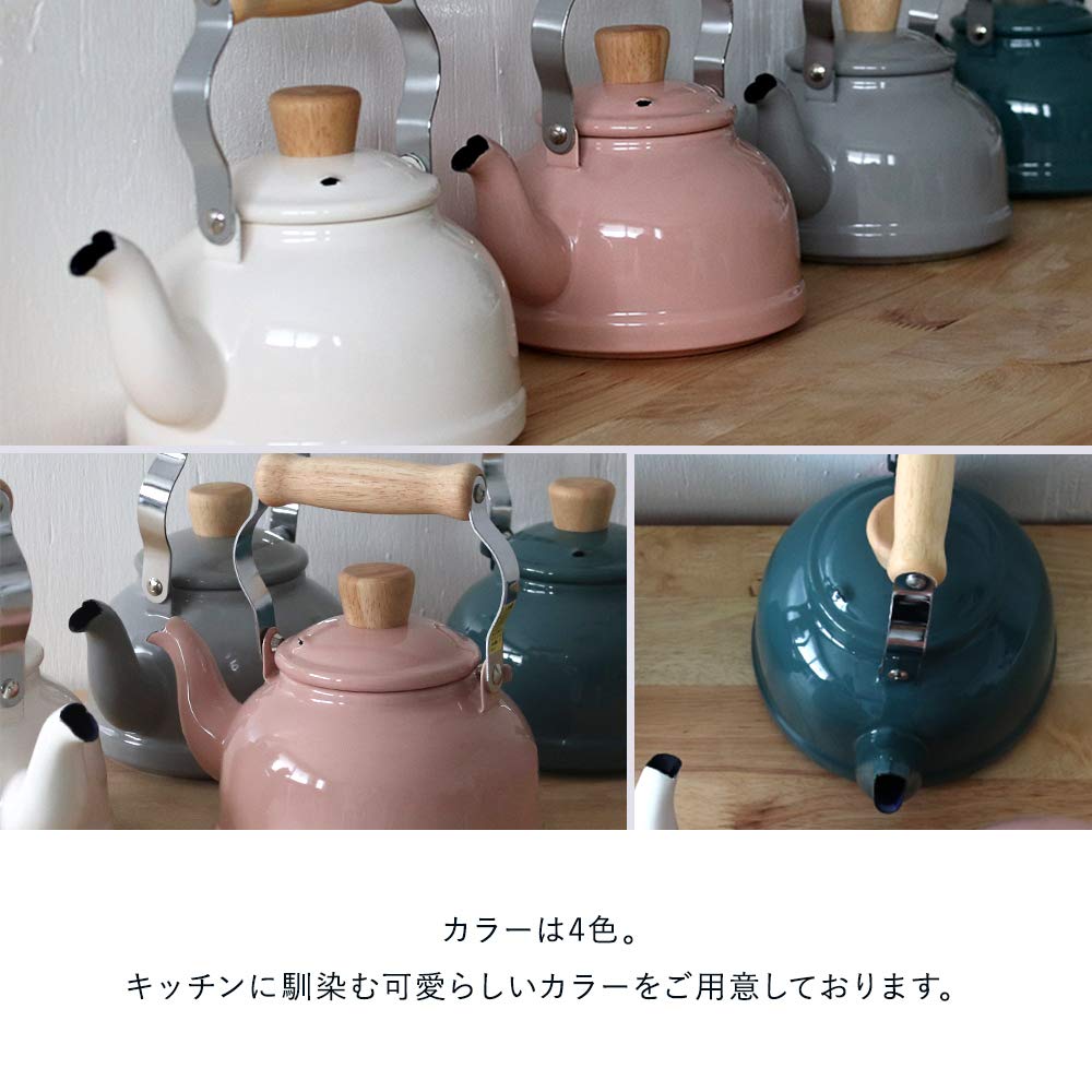 Чайник эмалированный Cotton Series Белый 1.6л (С439-С2)