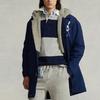 Polo Ralph Lauren Ss22 Solid Color Logo Single-Breasted Hooded Jacket Men Jackets Blue MNPOOTW16020810-400