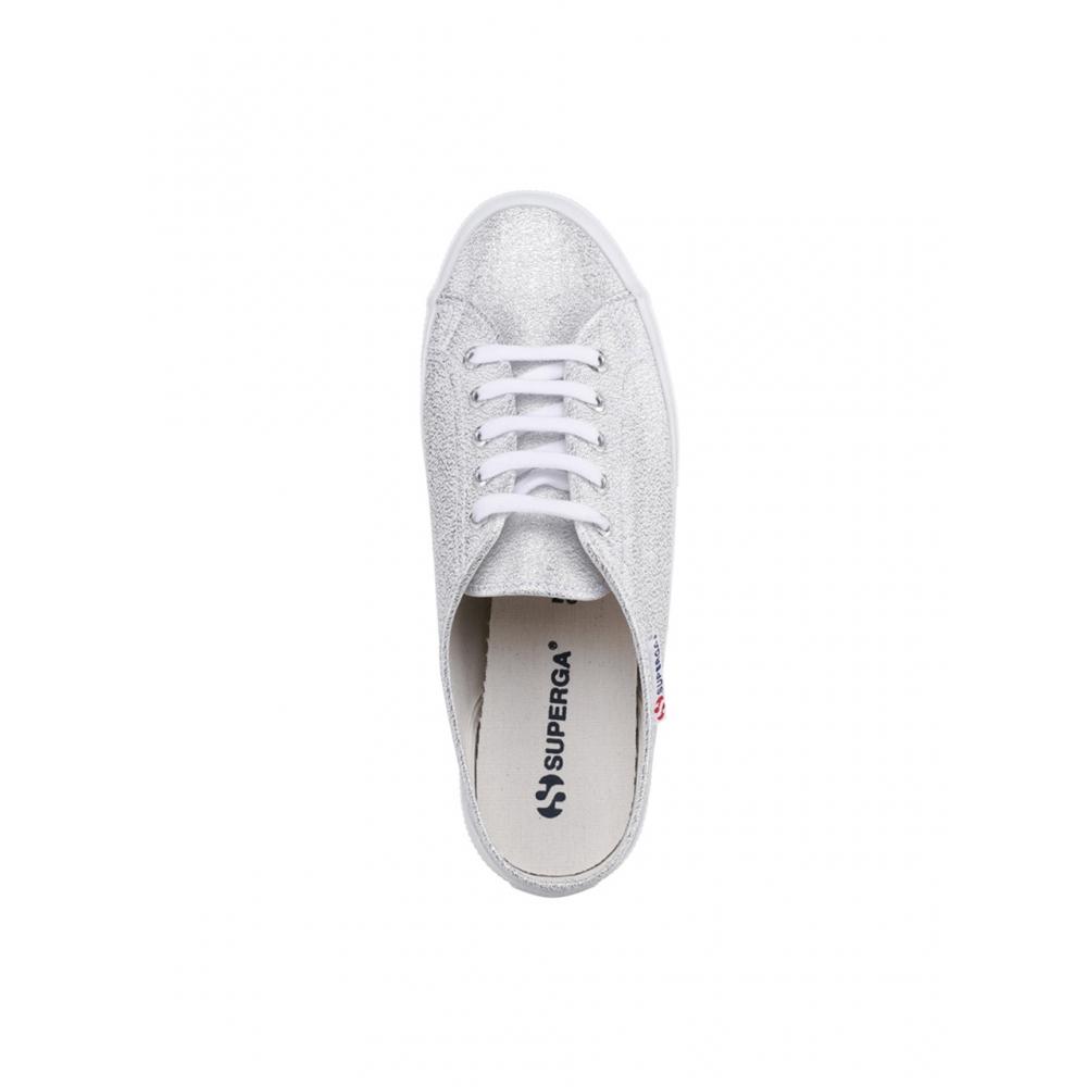 Superga S8117qw031 Superga 2401 телесные мулы с блестками серые